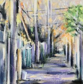 Ruelle pastel (10” x 10” / 25  x 25 cm)