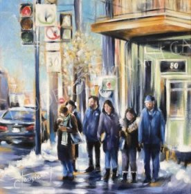 Printemps hâtif (18” x 18” / 46 x 46 cm)