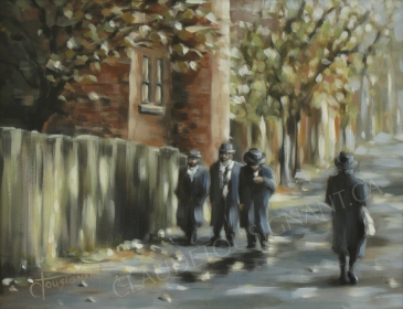 Les Hassidim (14'' x 18'' / 36 x 46 cm)