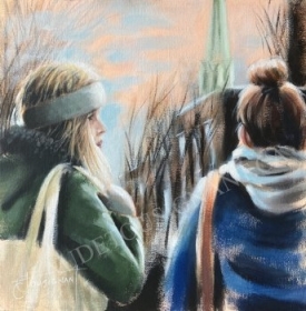 Avoir les coudées franches (16" x 16" / 41 x 41 cm)