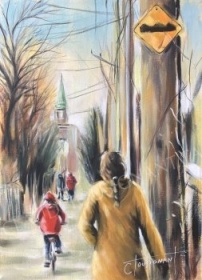 Sens unique (16” x 12” / 41 x 25 cm)