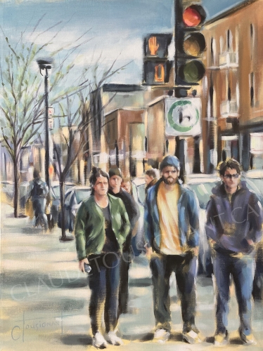 Arrêt court (24” x 18” / 61 x 46 cm)