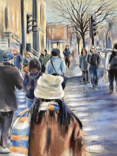 Chassé-croisé (24” x 18” / 61 x 46 cm)