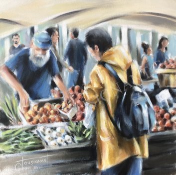 Economie de marché (20" x 20" / 51 x 51 cm)