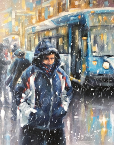 Montréal sous zéro (20’’ x 16’’ / 51 x 41 cm)