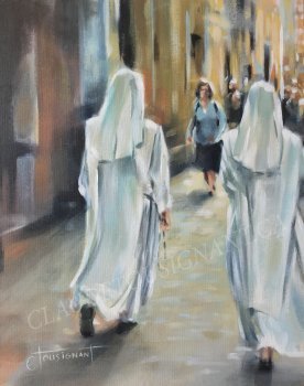 Blanches comme des oies (20’’ x 16’’ / 51 x 41 cm)