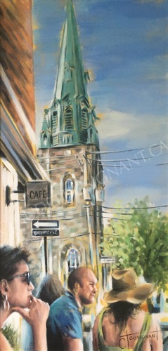 À l”ombre de Ste-Cécile (30” x 15” / 76 x 38 cm)