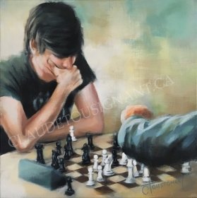 Mise en échec (16’’ x 16’’ / 41 x 41 cm)