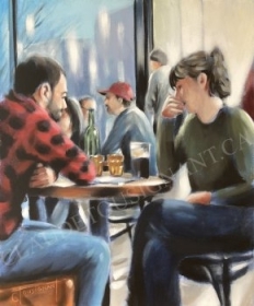 La réflexion (24" x 20" / 61 x 51 cm)