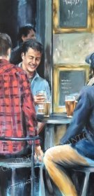 Les copains (36’’ x 18’’ / 91 x 46 cm)