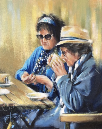 L’amertume du café (20” x 16” / 51 x 41 cm)