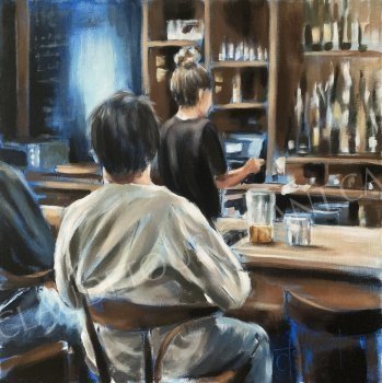 Bleu ardoise (24”x 24” / 61 x 61 cm)