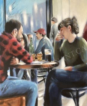 La réflexion (24" x 20" / 61 x 51 cm)