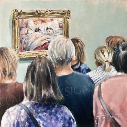 La ruée vers l’art (20” x 20” / 51 x 51 cm)