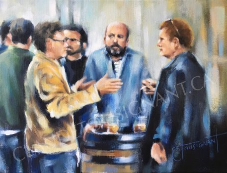 Histoire de pêche (14" x 18" / 36 x 46 cm)