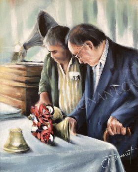 L’antiquaire (20” x 16” / 51 x 41 cm)