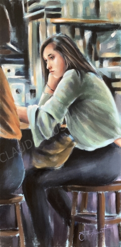 Un air de blues (30” x 15” / 76 x 38 cm)