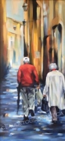 En revenant du marché