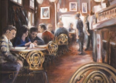 Flanage au café
